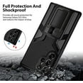 thumbnail image 2 of For Samsung Galaxy S21 Ultra Case, Galaxy S21 Ultra Case with Kickstand Fit Car Mount Heavy Duty Protective Bumper Shockproof Rugged Case Holder TPU Hard PC Shell for Samsung S21 Ultra 5G rose blue, 2 of 6