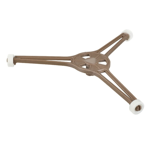 WORGEOUS Triple Arm Microwave Oven Turntable Ring Rotating Roller Glass Plate Tray Support Holder for Cooking Microwave Oven Glass Flat Turntable Plate