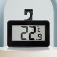 thumbnail image 1 of Termómetro digital para refrigerador termómetro para habitación con pantalla LCD (negro), 1 of 4