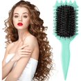 thumbnail image 1 of wonima11 Curl Defining Brush, Light Green, for Combing and Shaping Men's and Women's Hair, Reduce Pulling and Curl Separation For Defined Curls, 1 of 1