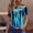 K-Blue, variant on Runfenguu Oversized Graphic Tees Summer Graphic Tees Women'S Oversized Round Neck Short Sleeved Solid Summer Base Shirt Sports T-Shirt Top Spring Top For Women