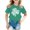 A1-Mint Green, variant on Boys Girls St Patrick's Day T-Shirt Round Neck Green Four Leaf Clover Prints Sweatshirt Breathable Comfortable Baby Girls' Tees,Army Green,6-7 Years