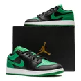 thumbnail image 1 of Ni - ke Air Jordan One Retro Low Top Lucky Green Sneakers Retro Trainers Shoes Men Size, 1 of 5