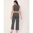 thumbnail image 4 of Moomaya Sleepwear, Cotton Jersey 2 Pc Coord Night Suit, Crop Top & Pajama Set, 4 of 9