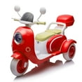 thumbnail image 2 of Xuanlur Upgrade 12V 2 Seater Dual Motor Kids Motorcycle, Girls Ride on Toys with Storage Compartments, Slow Start, USB, Bluetooth, Motorcycle for Kids Aged 3+(Red), 2 of 6