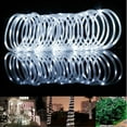 thumbnail image 2 of Morttic LED Rope Lights Battery Operated, 2 Pack Each 39Ft 100 LED Outdoor/Indoor Waterproof Fairy Lights, 8 Modes Dimmable/Timer Tube Lights with Remote for Garden Party Decoration Cool White, 2 of 16