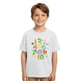 thumbnail image 6 of XEGLSBU Girls Shirts Size 12-14 Kids Casual Short Sleeve T Shirt with Digital Print Crew Neck Tee for Girls and Boys Daily Wear White Size 3-4 Years, 6 of 6