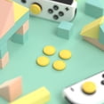 thumbnail image 4 of PlayVital Switch Joystick Caps, Switch Lite Thumbstick Caps, Silicone Analog Cover for Switch OLED Joycon Thumb Grip Rocker Caps for Nintendo Switch & Switch Lite - Bright Yellow, 4 of 7