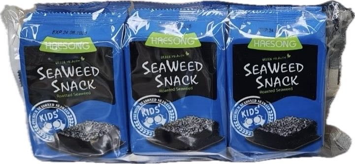 Haesong Seaweed Snack-Saveur originale 6 x 5g
