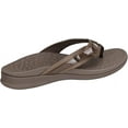 thumbnail image 4 of Footminders SEYMOUR Women's Orthotic Sandals, Orthopedic Arch Support, Relieve Foot Pain Due to Flat Feet and Plantar Fasciitis - Color Brown, Size 8, 4 of 8