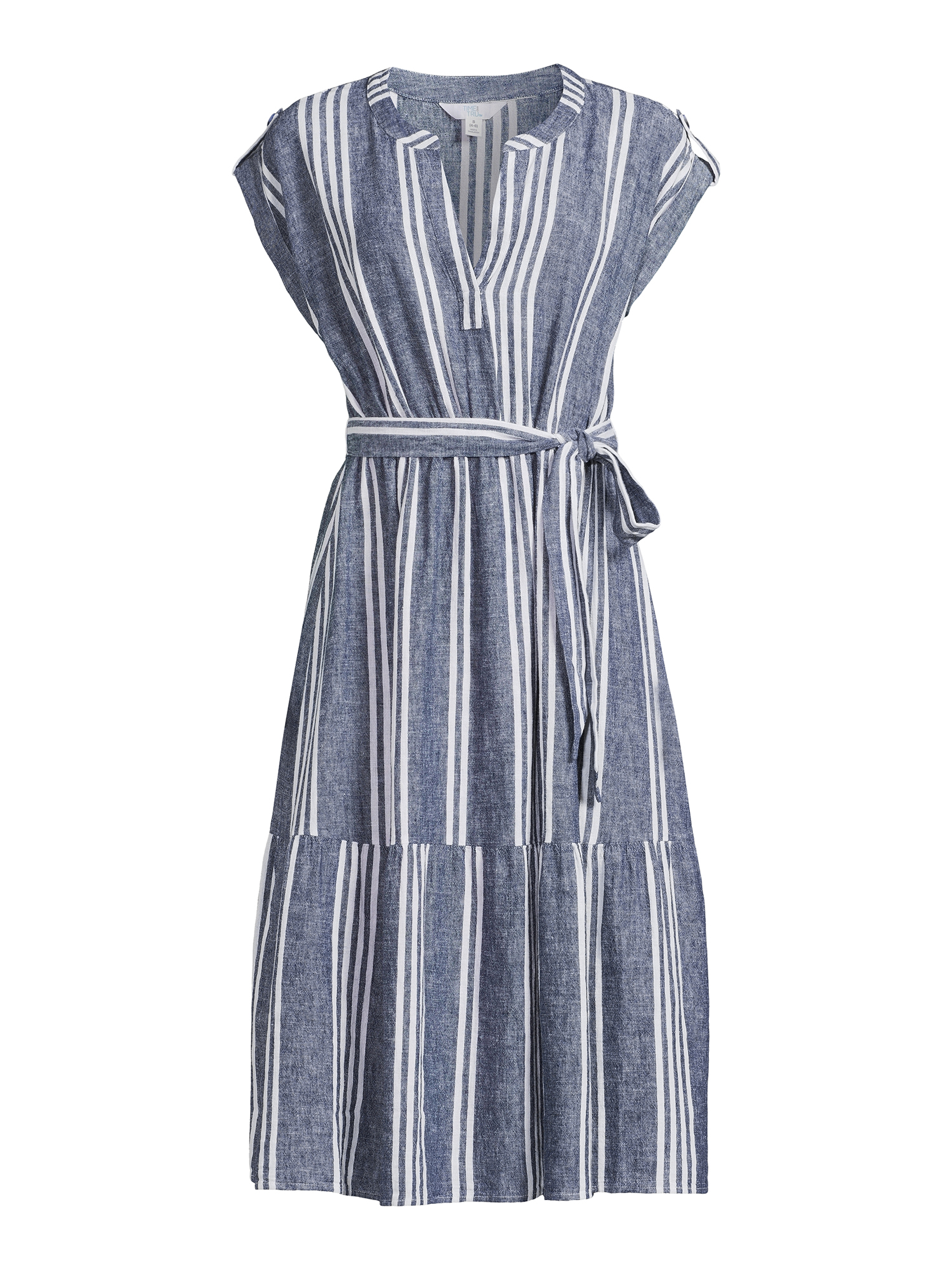 Time and Tru Tiered Dolman Sleeve Dress