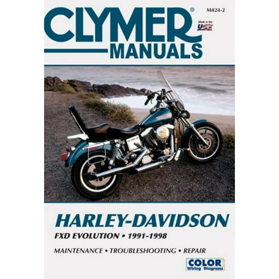 Harley-Davidson FXD Evolution Motorcycle (1991-1998) Clymer Repair Manual ^
