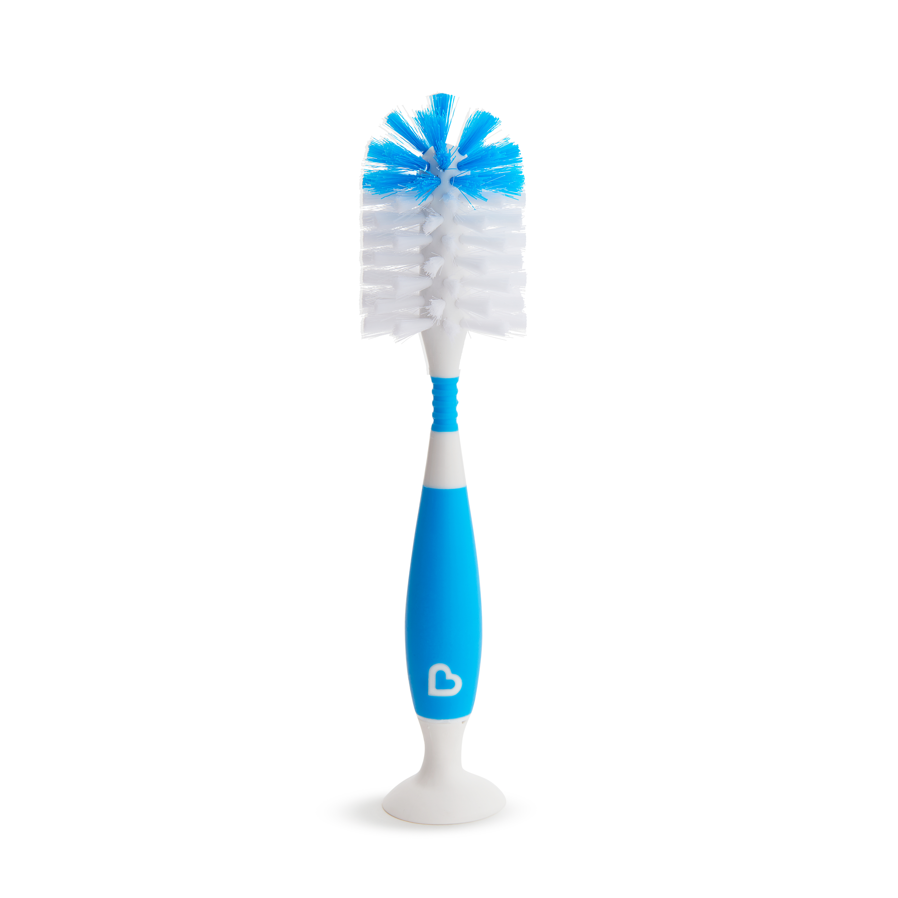 Munchkin® Bristle™ Baby Bottle Brush, Includes Suction Base, Blue, Unisex - image 3 of 5