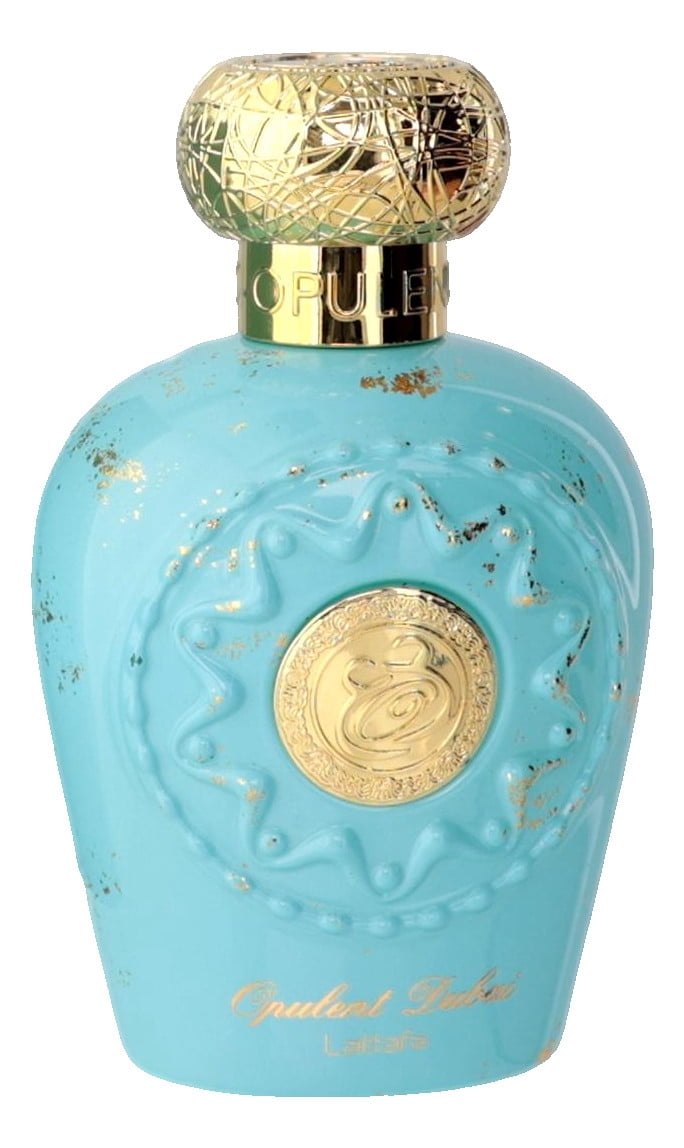 Lattafa Opulent Dubai Unisex EDP Spray, 3.4 oz, Long-Lasting