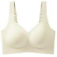 thumbnail image 3 of Women Wireless Comfortable Soft Bras Full Coverage No Show Everyday Breathable Non Chafing Bras, 3 of 4