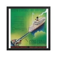 thumbnail image 5 of Gota Canal Sweden's Scenic Line, 1936. Framed Vintage Travel Poster, 5 of 11