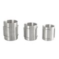 thumbnail image 1 of Dww-(200 / 300 / 400ml) 3 Tasses En Acier Inoxydable Double Paroi - Avec Poigne Pliante, 1 of 5