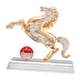 thumbnail image 4 of Estatua de caballo de cristal, adorno de Feng Shui chino, regalo, escultura animal de escritorio para Estilo A, 4 of 9