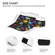 thumbnail image 3 of Fotbe Colorful Dinosaur Visera Deportiva con Diseño, Gorra Abierta Ajustable de Algodón para Mujer y Hombre, 3 of 7