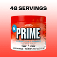 thumbnail image 6 of PRIME Hydration+ Cherry Freeze Electrolyte Powder, Sugar Free, 6 Gallon Tub, 6 of 7