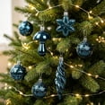 thumbnail image 5 of 28Pcs Christmas Ball Ornaments, Navy Hanging Spherical Pendants, Shatterproof Tree Decorations for Christmas Tree Home Party Wreath Garland, Holiday Baubles, 5 of 6