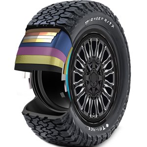 Tri-Ace Pioneer A/TX 285/55R20 122/119S E 10 Ply rwl All Terrain Light Truck Tire Sansujyuku sansujyuku.com