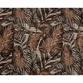 thumbnail image 5 of oneOone Polyester Lycra Brown Fabric Leaves Craft Projects Decor Fabric Printed By The Yard 56 Inch Wide, 5 of 5