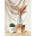 thumbnail image 2 of Isabelle Z 25x32 White Modern Wood Framed Museum Art Print Titled - Shimmering Vase II, 2 of 4
