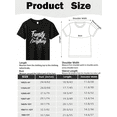 thumbnail image 3 of MAWOTEA [Slimt Fit Size Up] Family Is Everything Print Summer T Shirt For Kids Outdoor Casual Wear, Size 3Year-12Years, 3 of 5