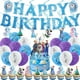 thumbnail image 5 of Decoración para fiesta de cumpleaños de Frozen de Disney, Reina de las Nieves, Anna, Elsa, globo rosa y azul, servilleta de papel, plato, taza, suministros para baby shower para niños, 5 of 5