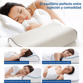 thumbnail image 2 of 2 Pza Almohadas Foam Cómodo Ergonómica Blanco, 2 of 5