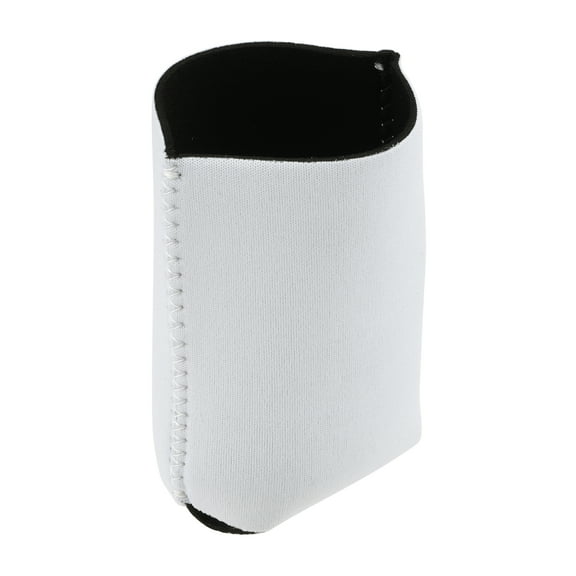 12oz White Sublimation Can Coolers by Make Market – Blank Neoprene Sleeves for Custom Heat Transfer Designs - Synthetic Rubber & Polyester - 12 Pack