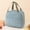 Blue, variant on Hmsavn Organization and Storage Portable Lunch Box Bag For Students Office Workers Daily Meals Portable Lunch Bag