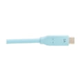 thumbnail image 4 of Tripp Lite Safe-IT USB-C Cable [M/M], Antibacterial, Ultra Flexible, 240W PD Charging, Light Blue, 6 ft. [1.8 m] (u040ab-006cs5lb), 4 of 5