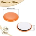 thumbnail image 2 of 20Pack Furniture Sliders, 1-3/4 Inch Round Adhesive Furniture Moving Pad, Orange, 2 of 6