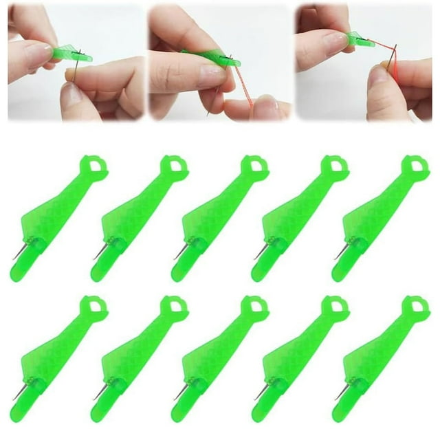 Herramienta de enhebrador de agujas Advancent 30 piezas verde