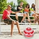 thumbnail image 3 of Pelota de playa inflable a rayas para fiestas de verano en la piscina y la playa. Pelota duradera y ligera para decoración de bodas y cumpleaños., 3 of 7