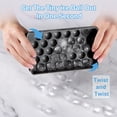 thumbnail image 7 of Ticent Sphere Ice Cube Tray with Lid & Bin - Small Round Ice Ball Maker Mold for Freezer with Container Mini Circle Ice Cube Tray Making 64PCS Ice Chilling Cocktail Whiskey Tea Coffee, 7 of 7