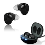 Mini Hearing Amplifiers, Rechargeable Digital Ear Hearing Aids - Assists in Hearing (Both Ears)