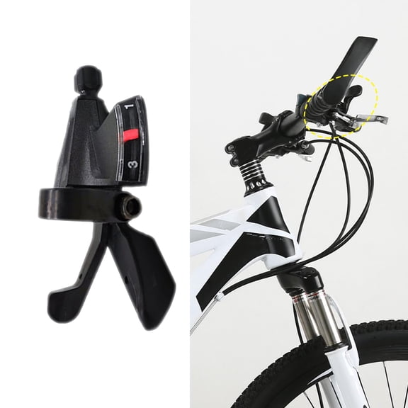 Bike Shifter - SL-M370 Bicycle Shifter 3 Speed Left - Easy to Install ABS MTB Trigger Shifter for Bike