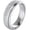 6 Millimeters, variant on Heavy Solid Sterling Silver 6mm and 8mm Hammered Unisex Wedding Band Comfort Fit Ring Raised Center Polished Sides