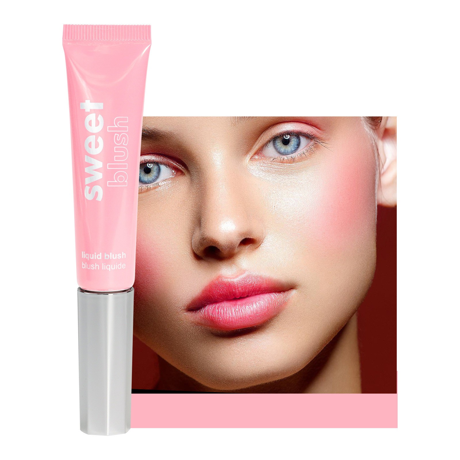 Blush,Monochromatic Liquid Powder Blusher Air Feeling Light Thin ...