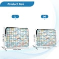 thumbnail image 4 of FORMRS 13"-13.3" Laptop Sleeve Protective Case Soft Carrying Quilted Computer Bag Cover, Small Pastel Pattern, 4 of 7