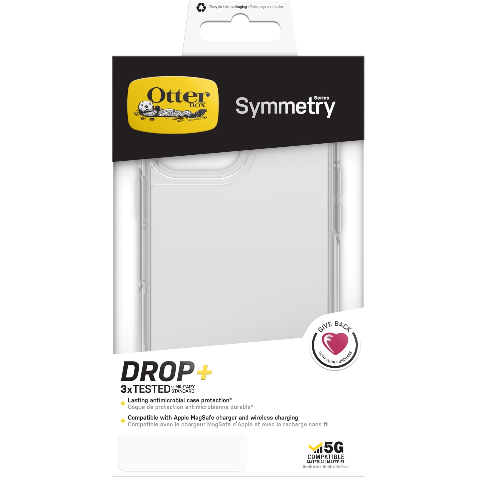 OtterBox Symmetry Series Clear Case for Apple iPhone 13 Pro Max and iPhone 12 Pro Max - Clear