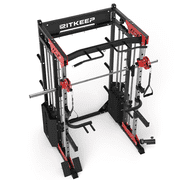 RitKeep PMAX 5600 Pro Home Gym Smith Machine, 6-in-1 Squat Rack Dual Cable Crossover