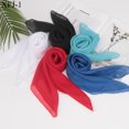 thumbnail image 4 of Mujeres años 50 gasa pura cuello cuadrado cabeza bufandas cabeza decoración cuello decoración para el verano mejor regalo naranja BANYUO Electrónica, 4 of 4