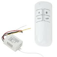 thumbnail image 4 of Transmisor receptor de interruptor remoto inalámbrico digital de pared, 2 vías ON/OFF Interruptor de control remoto inalámbrico de 220 V Interruptor remoto inalámbrico digital de pared, 4 of 9