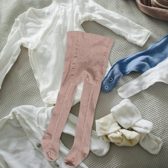 SWETRACE 1Pair Sweat-wicking Cold Prevention Pantyhose for Kids Girl Classic Leggings Coffee 11.8x7.9x0.4in