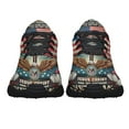 thumbnail image 5 of Memorial Day Veteran Only Two Defining Forces Have Ever Offered To Die For You Jesus ChriStAnd The Ame Shoes Sneakers Black Size 9.5, 5 of 7