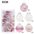thumbnail image 2 of Christmas Tree Ornament Pendant Party Supplies Tree Hanging Plastic Ball 25Pcs, 2 of 4